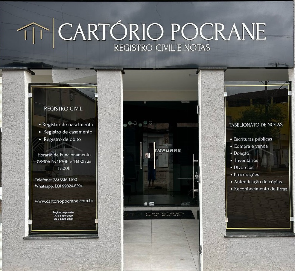 Fachada do Cartório